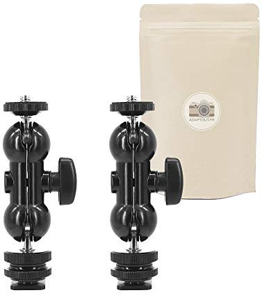 X2 Mini Bras Magiques Support Écran Moniteur Accessoires articulé- Adaptout Marque Française