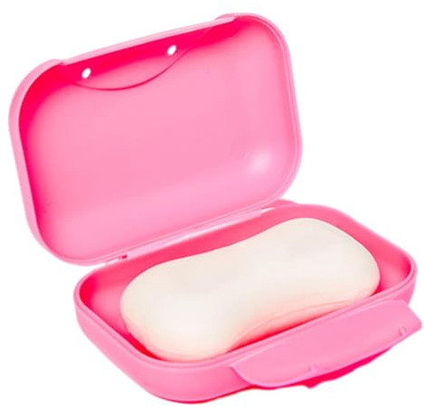 Récipient à savon compact et étanche, portable avec couvercle, boîte à savon étanche, léger, anti-fuite, accessoires de voyage, toilettes, salle de douche, voyage