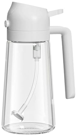 1 rociador de aceite de cocina - Vaporizador de aceite de oliva, vaporizador de aceite de | Dispensador de pulverización con bomba de aceite, atomizador de aceite antifugas, botella de spray