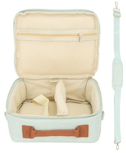 Zoeyilan Tragetasche für Digitalkameras, wasserdichte, stoßfeste Kameratasche, kleine Kamera-Umhängetasche für Fotografen für CP910 1200 1300 DSLR Beige (Grün)