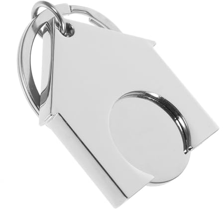 SEWACC Porta Llaves De Carrito De Supermercado Token Metálico Llavero Decorativo Práctico y Funcional Para Compras Diarias