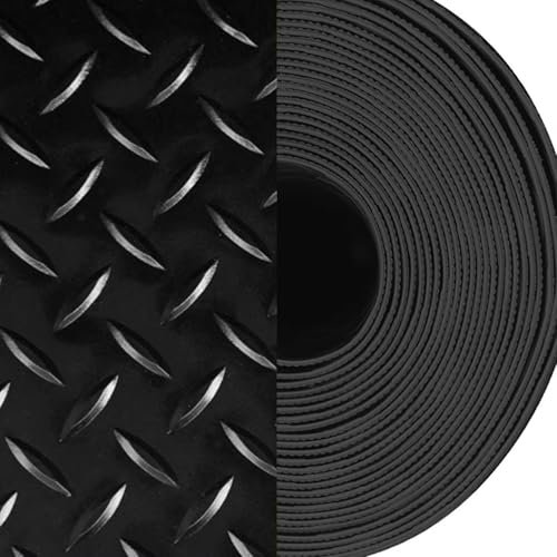 WhamtL Gummimatte 3 Mm Dicke Garagenbodenmatte, Gummi-Parkmatten in Rollenform für Unter Dem Auto, rutschfeste Bodenschutzmatte für Lager, Fitnessstudio Und Keller(70cmx150cm/2.3ftx4.9ft)