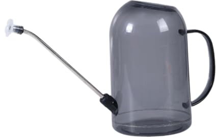 Gralara Regadera de 2L, Jarra con caño Largo Desmontable, 12,5x20,2 cm, para Exteriores, Interiores, Ligera, versátil, hervidor de jardín, regadera, Gris Claro