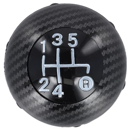 Volakebeing 2007 2018 pour Fiat pour 500 pour 500C - Soufflet de levier de vitesse de voiture et housse de frein à main (fibre de carbone)