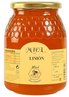 Miel de Limón, pura de Abeja. 100% Natural. Producto Artesano de Cosecha Propia. Sabor puro limón y dulce. Deliciosa Miel, con color claro. 500 g