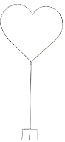 Metall Herz Stahl Durchmesser 40 cm Hochzeit silberne goldene hölzerne Hochzeit Geburtstag Deko