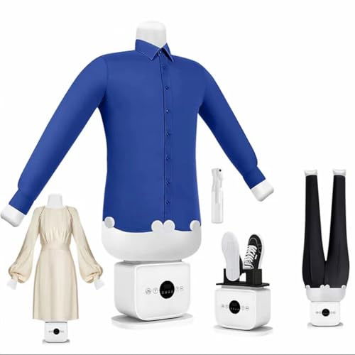 Hands Fre-e Automatic Ironing Machine, Steamer 360° Without Blind Spots Drying, Gentle Airflow Technology for All Fabric Clothing, 8 Minutes Quick Ironed Dry, Wrinkle Remover