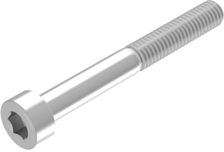 SECCARO Tornillo cilíndrico M10 x 80 mm, acero inoxidable V2A, VA A2, DIN 912/ISO 4762, hexágono interior, rosca parcial, 20 unidades