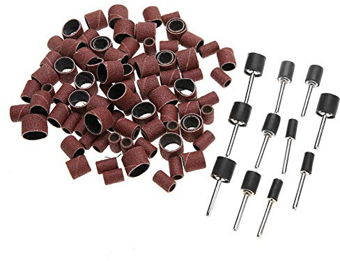 RASTKY Kit de Tambor de Lijado y Pulido de de 102 Piezas con Bielas para Máquina Rotativa, Práctico Juego de Herramientas para Entusiastas del Bricolaje