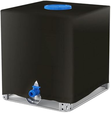 Weldphur Couvercle de réservoir d'eau de Jardin, Couvercle de réservoir d'eau étanche - Couverture de Protection Solaire extérieure pour 1000L - Capot de Protection pour