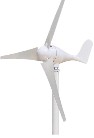 Turbina eólica, Generador de viento 400W, 3/5 aspas, 12V, 24V, for monitoreo uso doméstico y lámpara urbana, turbina eólica poco ruido(3 Blades,12V)