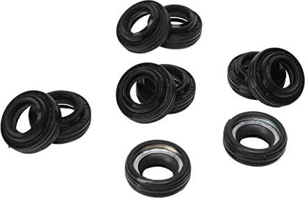 Xixian 10PCS AC Kompressor Welle Dichtung Kit HCC Gummi Öl Dichtung Ersatz Auto Klimaanlage Reparatur Teile Kompakte Struktur