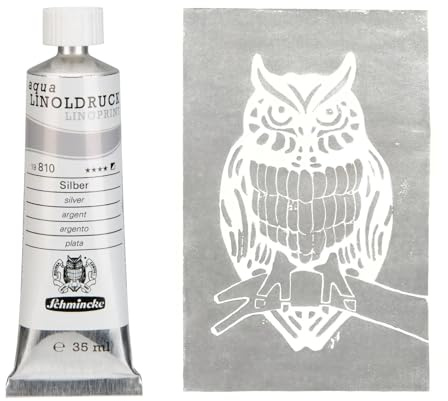 aqua-Linoldruck Farbe, 35ml, Silber [Spielzeug]