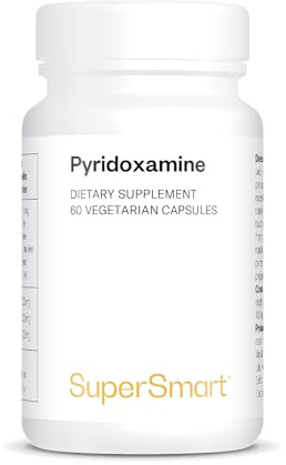 Pyridoxamin - Starker Glykierungs- und AGEs/ALEs Hemmer - SuperSmart | Natürliche Form von Vitamin B6 - Vegan - Glutenfrei