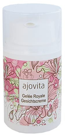 ajovita Gelée Royale Creme, Bio Anti-Aging Gesichtscreme, für reife Haut, 100% Natur, 50ml