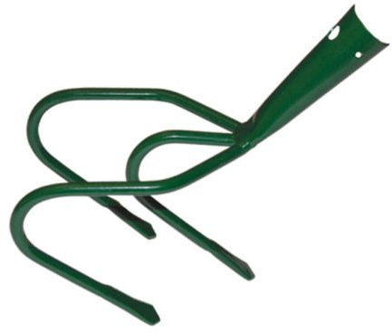 Zappa da giardino a 3 denti Coltivatore Grubber Fiore Rastrello artiglio