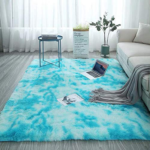 MBUHJ Hochflor Teppich Wohnzimmerteppich Langflor, Hochflor Shaggy Langflor Teppich, Langflor Teppiche Modern,für Wohnzimmer Flauschig Schlafzimmer Bettvorleger Outdoor Carpet (A/6,200 x 250 cm)