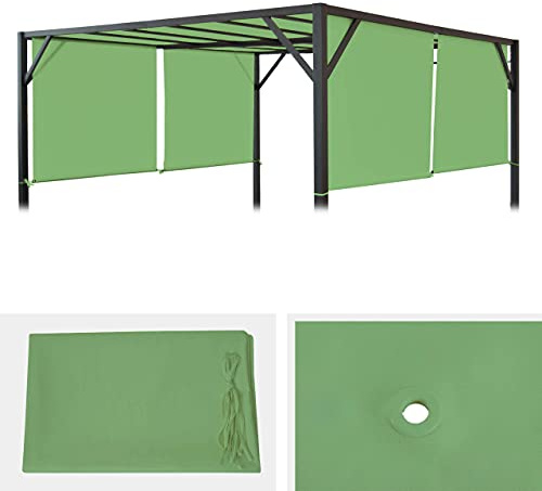 Mendler Ersatzbezug für Dach Pergola Baia 3x3m - grün | Pavillon