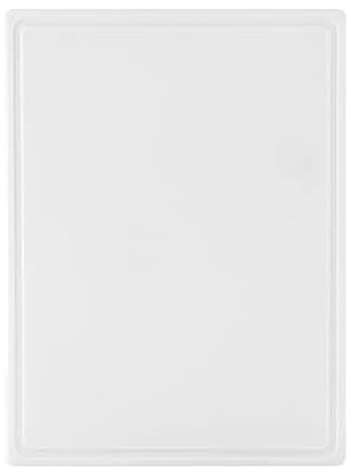 FARBERWARE Extra-Large Plastic Cutting Board, 15x20 Inch Dishwasher-Safe Chopping Board with Juice Groove, Non-Slip Surface, Durable, White
