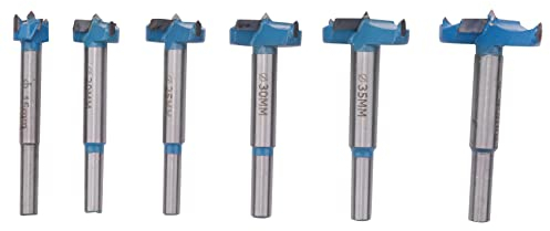 Wlauqueta Forstner Bohrer Set, 15-40Mm 6 StüCk Metall Forstner Geschwindigkeits Werkzeug