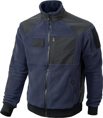 ACE Schakal Fleece-Jacke Slim Fit - Outdoor-Jacke zum Radfahren, Wandern und Trekking - sportlich & wärmend