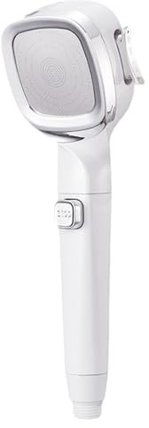 Hagmoo 4 Modes Shower Head with Pause Built in Cartridge, Handheld Pressurized Water Saving Showerhead Built for Power Shower Head to Increase Water Pressure (White)