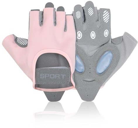CYZBL Gym Gloves for Women, Non-Slip Silicone Weight Lifting Gloves, Breathable Weight Lifting Gloves Ladies, Fitness Gloves Women for Full Palm Protection (S)