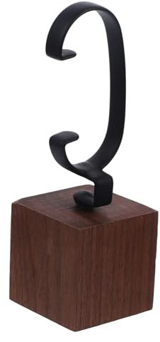 VINTORKY -uhrenhalter Walnussholz Mit C- -ständer Für Schmuck Und Armbänder Eleganter Display-ständer Für Uhren Und Accessoires Für Wohnräume Und Geschäfte