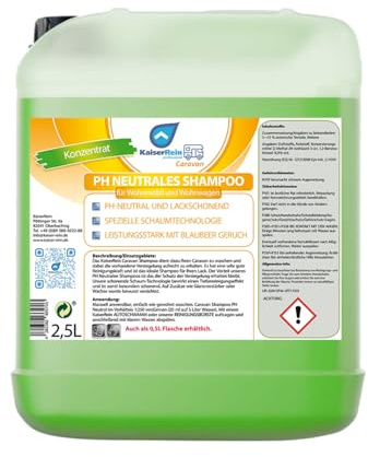KaiserRein Caravan Autoshampoo [2500ml]Effektive Handwäsche für tagelangen Glanz - Wohnmobilreiniger, Autowaschmittel, Auto Waschen, Car Wash