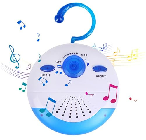 Radio compacta - Radio de Bolsillo FM, Altavoz Incorporado | Altavoz de baño con Sonido estéreo Fuerte, Altavoz de Radio FM portátil Impermeable para baño con Altavoz para baño