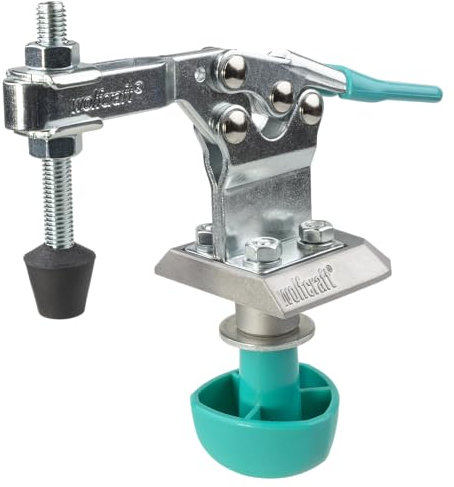 wolfcraft Mobiler Schnellspanner - Für die sichere, schnelle Fixierung von Werkstücken – ideal für Serienarbeiten - 6893000