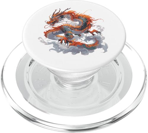 Dragon chinois pour le Nouvel An 2024 Dragon PopSockets PopGrip pour MagSafe