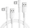 BASESAILOR Samsung S24 Plus Ultra Charger Cable 6.6FT 2Pack,Right Angle Fast USB to USB C Charging Cord for MacBook Pro 2024 2023 2022 Air M3 M2 M1,Samsung A15 A14 A13 A12 A55 A54,Z Flip Fold 5