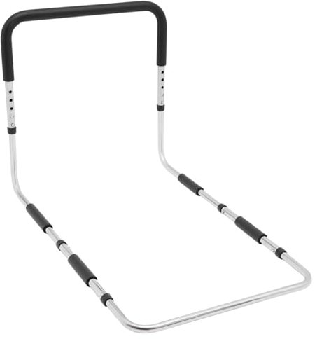 Verstellbare Beine, Bett-Aufstehhilfe mit praktischem Gitter, Bettgitter für ältere Menschen und Erwachsene, Nachttisch, präventiver Haltegriff, Rausfallschutz, ältere Senioren, Alltagshilfe