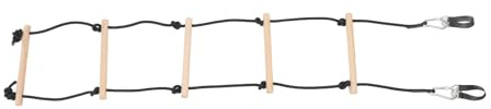 Échelle de Balançoire pour Enfants, échelle de Corde d'escalade de 6,6 Pieds pour Enfants, Aire de Jeux Extérieure ou Intérieure, Cabane dans Les Arbres, Cour, Salle de Sport à