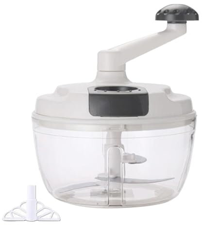 Tritatutto manuale - Processore di verdure manuale rapido multifunzionale | Tritatutto a manovella con manico pieghevole con manovella,