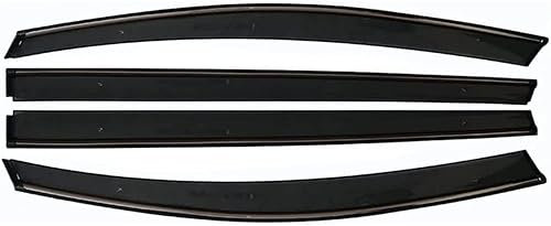 LVTFCO 4 Stück Windabweiser Regenabweiser für VW Touran 2011-2015, Robust Autofenster Luftabweiser Seitenscheiben Regenschutz Regenabweise Windabweiser ZubehöR
