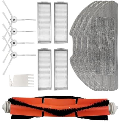 CNMNDE Side Brush Filter,Fit For Xiaomi, Mi Robot Vacuum Mop 2 Pro Set Main Cleaning Cloths Accessories main brush and filter