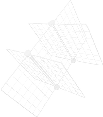 NIYANGLE Divisor de Estantes de Metal para Congelador y Nevera Organizador de Cocina con Compartimentos Rejilla Resistente para Almacenamiento de Alimentos Despensa y Armario