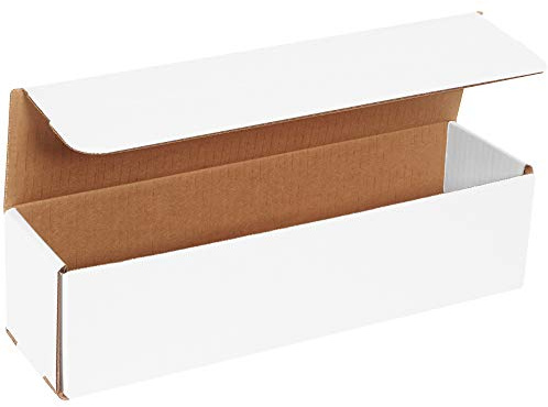 Box USA BMLRBL 13 1/2L x 3 1/2W x 3 1/2H, White (Pack of 50)