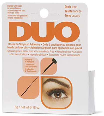Duo Brush-On Adhesive Dark Tone 0.18oz by Duo
