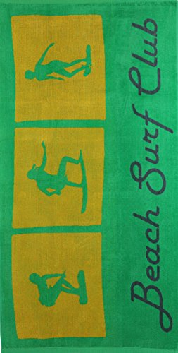 Betz Velours Strandtuch Strandlaken Duschtuch Badetuch 100% Baumwolle 70x140cm Dessin: Beach SURF Club