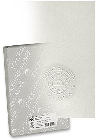 Schoellershammer Weißes Zeichenpapier Duria, Matt, A4, 200 g/m², 100 Blatt