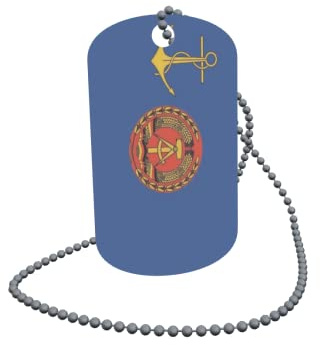 U24 Dog Tag Erkennungsmarke ID Tag an Kette Flagge Chef der Volksmarine Alu 30 x 50 mm