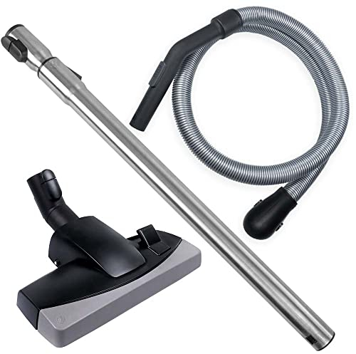 PRIMEBAG - Schlauch, Griff, Teleskoprohr, Bodendüse passend für Miele S300i, S400i Serie - S321i S323i S356i S421i S441i Miele Staubsauger - Bestleistung beim Saugen