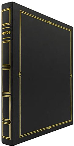 Ceanothe Album Photo 10x15 cm Adhesif noir Cordoue de 240 Photos - Couverture Simili Cuir 60 pages Autocollantes au Format Horizontale et Verticale - Livre Personnalisable Fabriqué en France