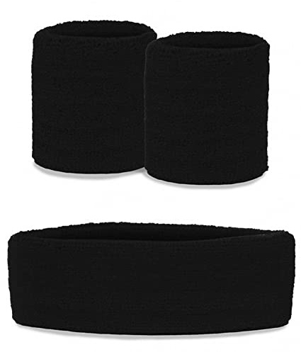 krautwear Damen 80er Jahre Outfit Schweißbänder Stirnband Set Beinstulpen Handschuhe Leggings Trashpop Pink