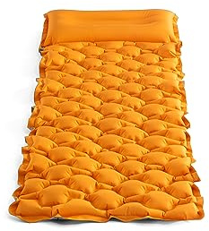 Intex Aufblasbare Camping Matratze für 1 Personen mit Kopfkissen (191x71x11 cm) max. 136 KG – Isomatte aufblasbares Bett Luftbett ideal für Camping, Wandern, Festivals (64098NP)