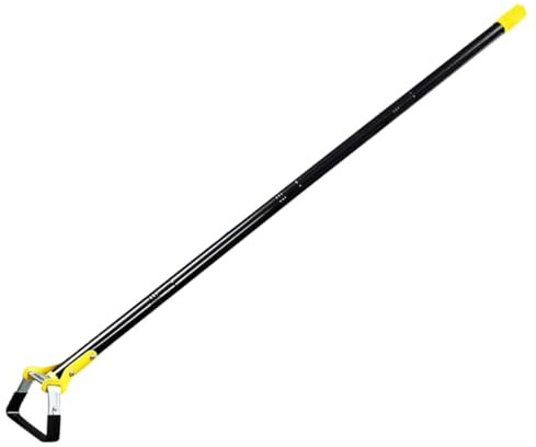 IWOWHERO 1.6m De Jardin Métallique Portable pour Désherbage Outil Pratique pour Transplantation Et Aération Sol pour Jardiniers Et Amateurs De Jardinage