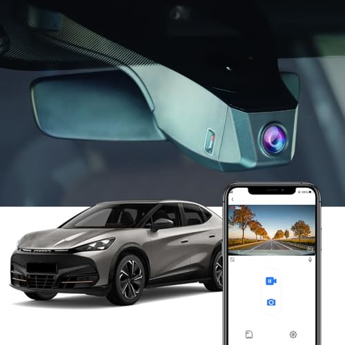 Fitcamx Dashcam 4K Kompatibel mit Cupra Tavascan 2023 2024 2025, OEM Factory Look, Autokamera 2160P Video WiFi, G-Sensor, Loop-Aufnahme, WDR Dash Camera Auto, Night Vision, Plug&Play, mit 64GB Karte